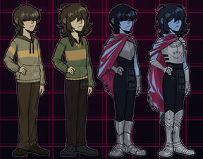 Kris Outfit Design - Deltarune